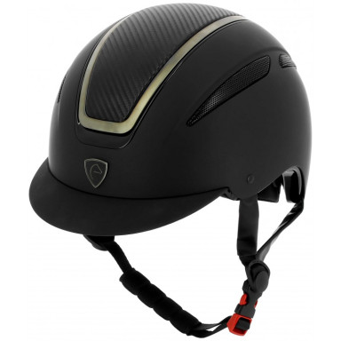 Casca De Protectie Pentru Echitatie Cu Carbon Equitheme 